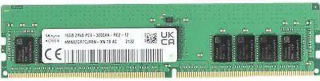 Alt view image 3 of 3 - Hynix 16GB PC4-3200 2Rx8 DDR4 ECC REG RDIMM RAM Memory HMA82GR7CJR8N-XN - OEM