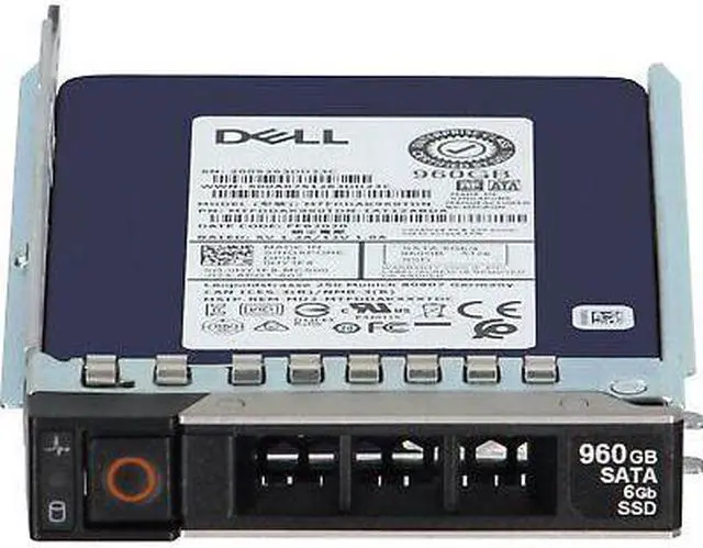 Alt view image 2 of 5 - Dell 960GB 6Gbps SATA MU TLC 2.5 SSD 512e 5200 Max CPO (HY1F8-R)