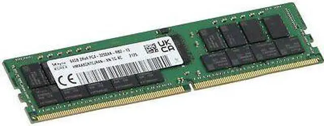 Main image of Hynix 64GB 2Rx4 RDIMM- 3200MT/s (HMAA8GR7CJR4N-XN-OSTK) - OEM