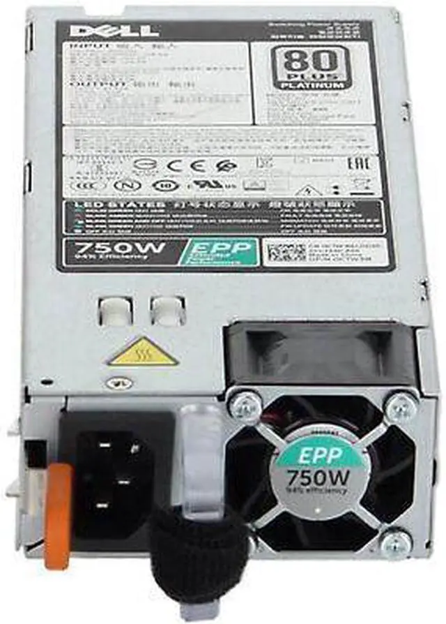 Alt view image 2 of 5 - Dell 750W EPP 80+ Platinum PSU (KTW3M) - OEM