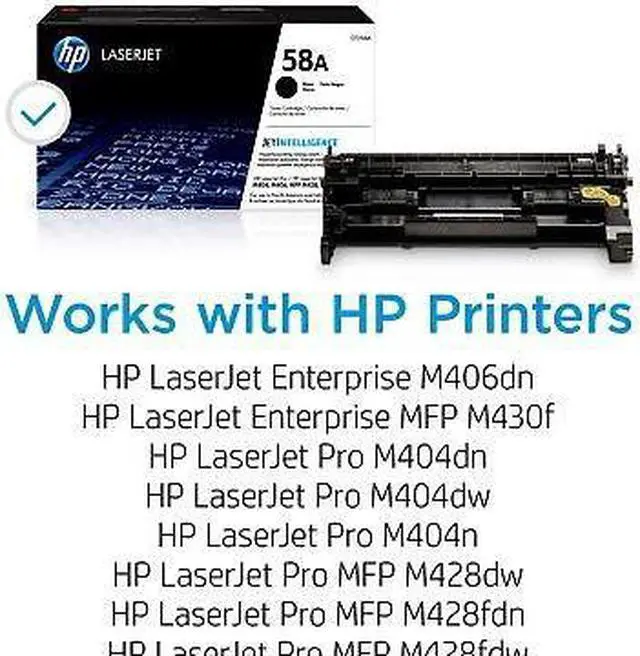 Alt view image 3 of 7 - HP 58A Black Original LaserJet Toner Cartridge, ~3,000 pages, CF258A