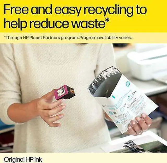 Alt view image 4 of 7 - HP 65XL Black Original Ink Cartridge, ~300 pages, N9K04AN#140