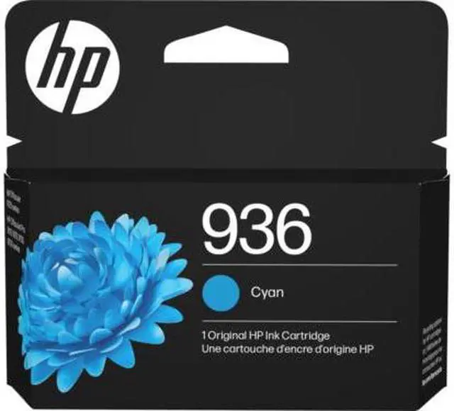 Main image of HP 936 Cyan Original Ink Cartridge, ~800 pages, 4S6U9LN