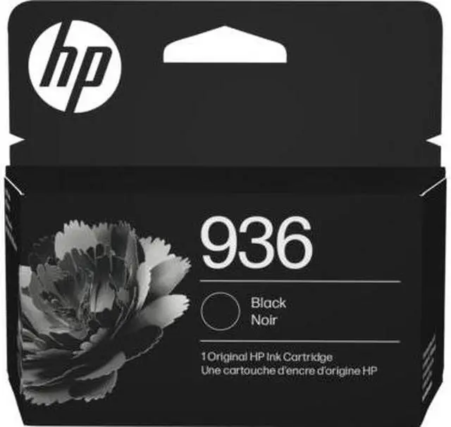 Main image of HP 936 Black Original Ink Cartridge, Average cartridge yields 1,250 standard