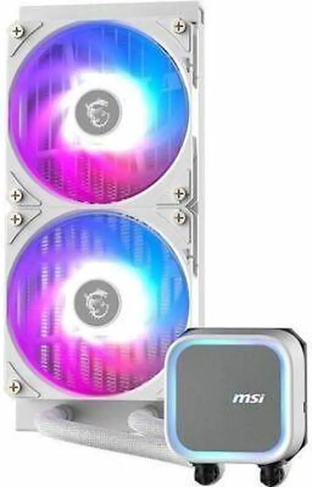 Alt view image 4 of 4 - MSI MAG Coreliquid A13 240 Cooling Fan/Radiator/Water Block/Pump (cla13240wt) - OEM