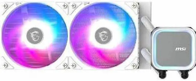 Alt view image 3 of 4 - MSI MAG Coreliquid A13 240 Cooling Fan/Radiator/Water Block/Pump (cla13240wt) - OEM