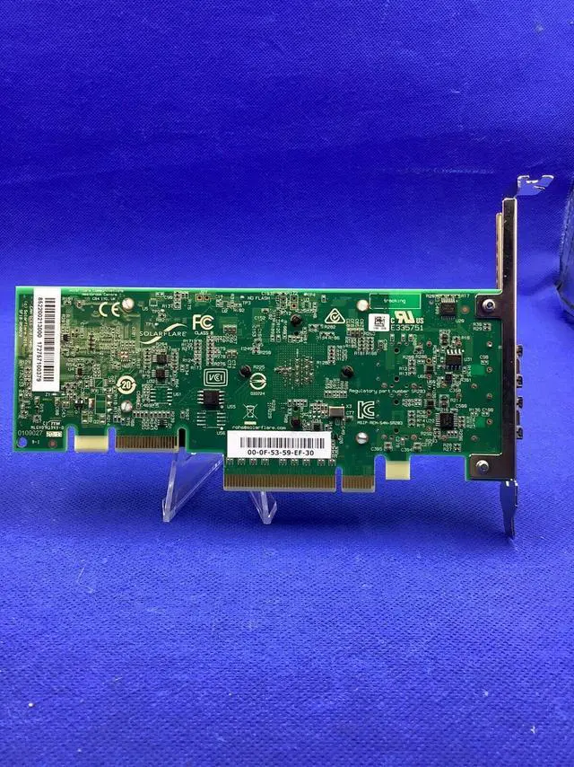 Alt view image 3 of 3 - Both Brackets Solarflare XtremeScale SFN8522-PLUS 2-Port 10GbE PCIe Adapter