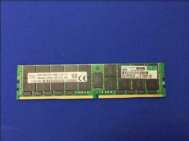 Main image of P03054-091 HPE 64GB (1X64GB) 4DRX4 DDR4-2933 LR MEMORY P06190-001 P00926-B21