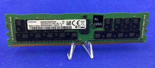 Main image of (NOT FOR HOME PC!) M393AAK40B42-CWD SAMSUNG 128GB 2S4Rx4 PC4-2666V DDR4 ECC RDIMM Server Memory - OEM