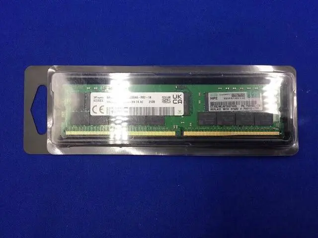 Alt view image 2 of 3 - P03053-7A1 HPE 64GB (1X64GB) 2RX4 PC4-3200AA MEMORY P06192-001