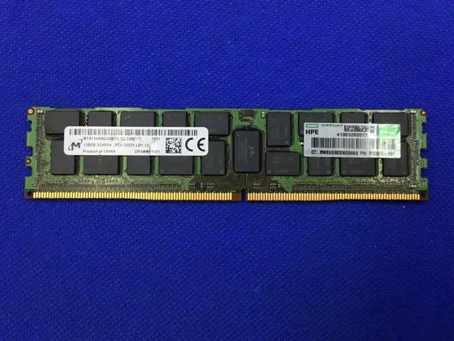 Alt view image 2 of 3 - P03055-091 HPE 128GB (1X128GB) OCTAL RANK X4 DDR4-2933 LR MEMORY P00928-B21