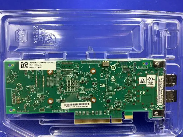 Alt view image 2 of 2 - QLE2692 QLOGIC/DELL dual port 16 Gbit PCIe 3.0 Host Bus Adapters 0CK9H1 CK9H1