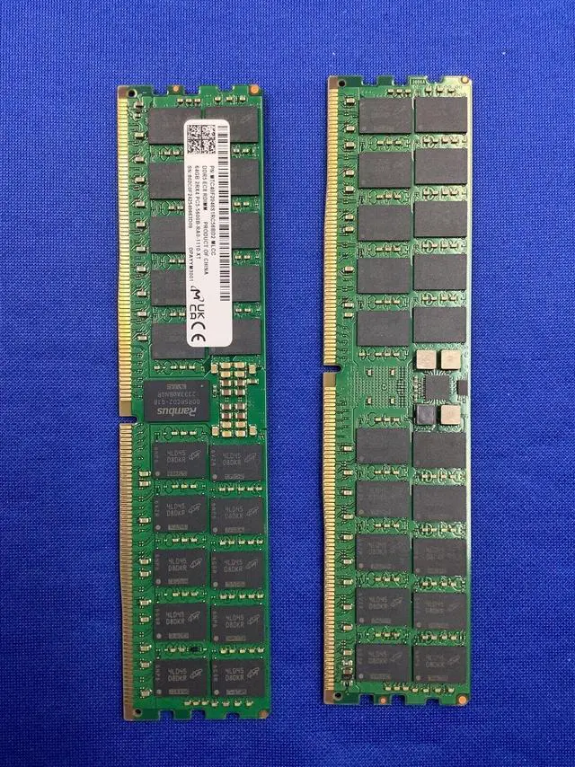 Alt view image 6 of 7 - MTC40F2046S1RC56BD2 MICRON 64GB (1X64GB) 2RX4 PC5-5600B RDIMM MEMORY - OEM