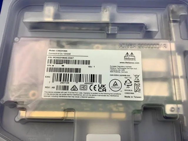 Alt view image 2 of 7 - MCX623106AE-CDAT MELLANOX ConnectX-6 Dx EN 100GbE Dual-port QSFP56 Adapter Card