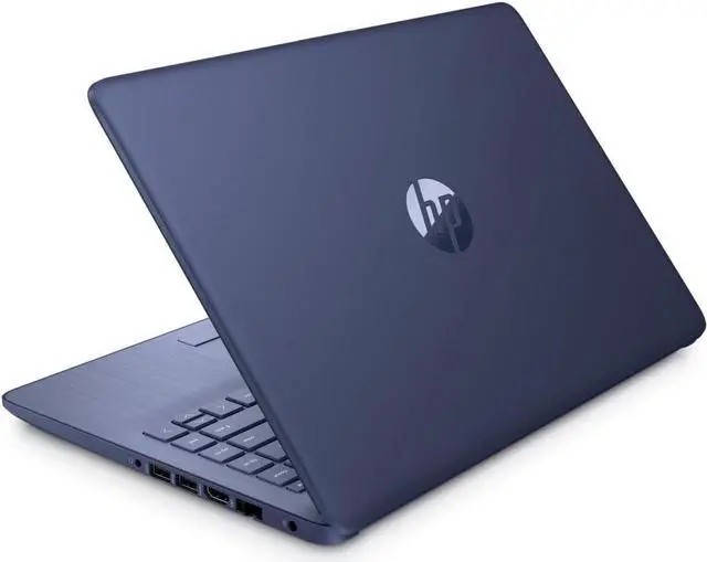 Alt view image 7 of 7 - HP Stream Laptop 14" HD Celeron N4120 4GB 64GB eMMC Webcam Office 365 Blue