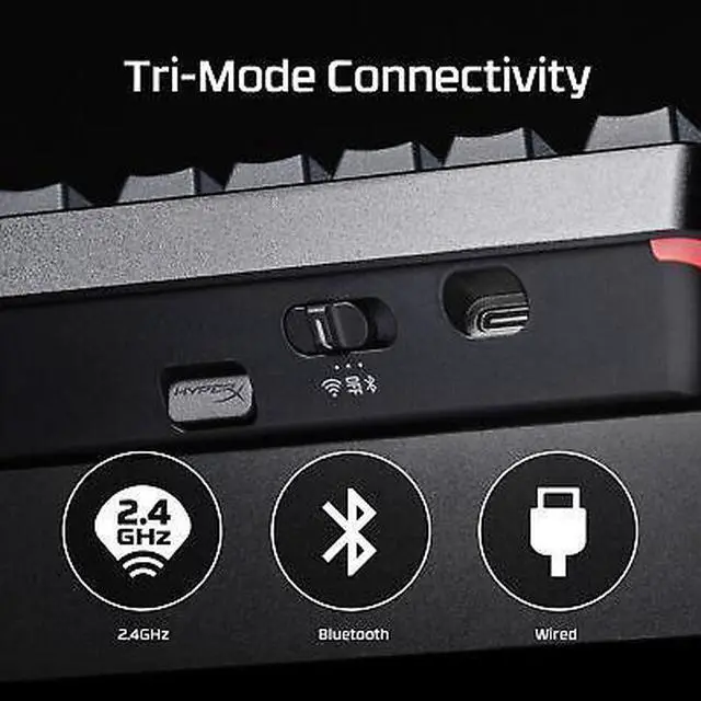 Alt view image 6 of 7 - HyperX Alloy Rise 75 Wireless - Gaming Keyboard