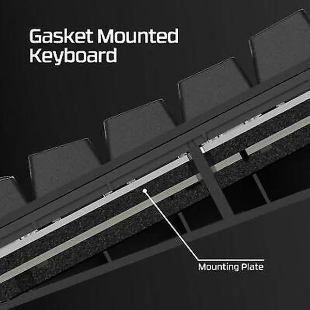 Alt view image 7 of 7 - HyperX Alloy Rise 75 Wireless - Gaming Keyboard