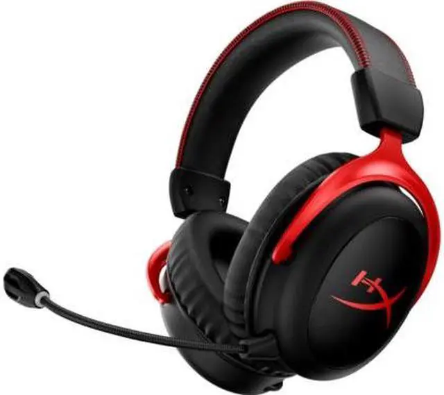 Main image of HyperX Cloud II Wireless - Gaming Headset (Black-Red)