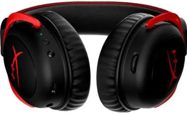 Alt view image 5 of 6 - HyperX Cloud II Wireless - Gaming Headset (Black-Red)