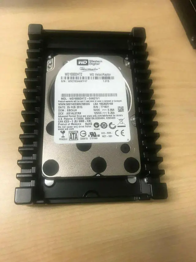 Main image of WD1000DHTZ WD enterprise Western Digital 1TB SATA 2.5 Hard Drive Raptor