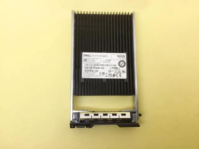 Alt view image 2 of 3 - KXT48 Dell 960GB PCIe4.0 NVMe Read Intensive 2.5" U.2 SSD MTFDDCKCC960TFR New