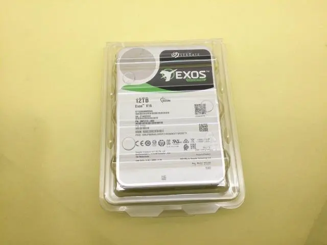 Main image of (NOT FOR HOME PC!) Seagate Exos X16 12TB 7.2K SAS 12Gb/s 3.5" Internal SED HDD ST12000NM004G New