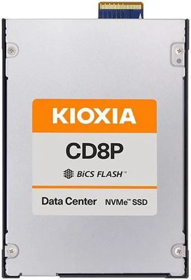 Main image of Kioxia KCD8DPJE7T68 CD8-P 7.68TB NVMe PCIe 5x4 E3.S 1T SED