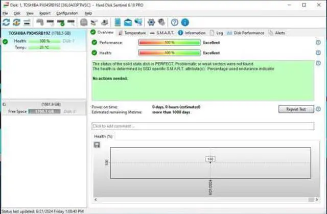 Alt view image 3 of 3 - (NOT FOR HOME PC!) R87FK PX04SRB192 Dell 1.92TB 12Gb MLC 2.5" SAS SSD R340 R440 R640 R740 R840 R940