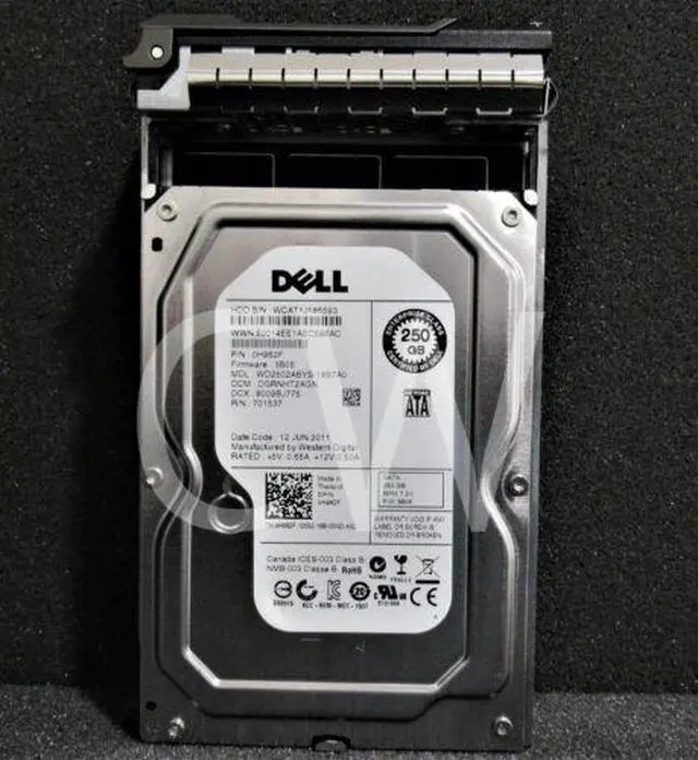 Alt view image 3 of 4 - Dell H962F WD2502ABYS 250GB 7.2K RPM 3Gb 3.5" SATA HDD M915 M610x R310 R910 T310