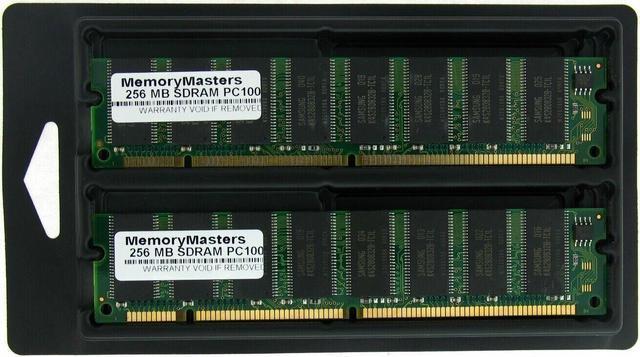 Main image of 512MB (2X256MB) SDRAM MEMORY RAM PC100 NON-ECC UNBUFFERED 168PIN DIMM