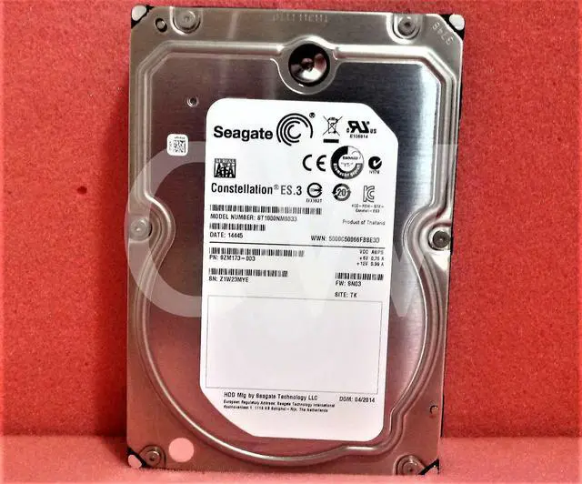 Main image of ST1000NM0033 Seagate 9ZM173 1TB 7200RPM 6Gbps 3.5" SATA HDD Hard Drive