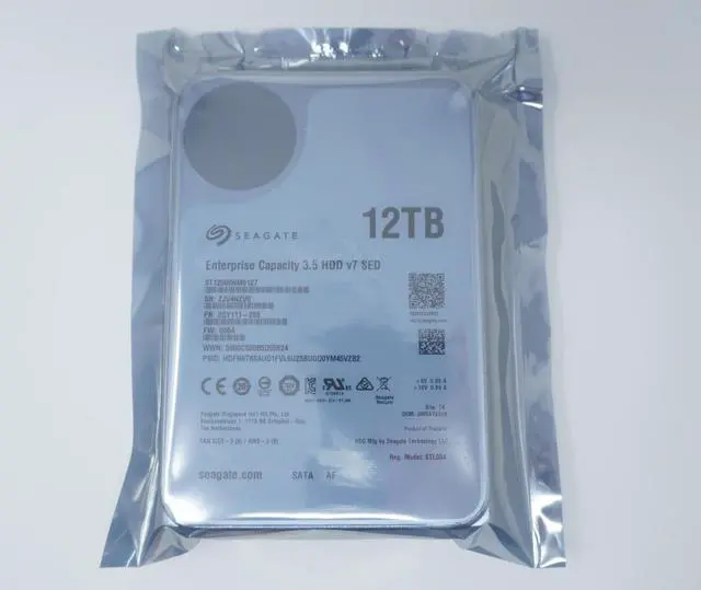 Alt view image 2 of 2 - Seagate ST12000NM0127 12TB 256MB 7200RPM 3.5" SATA 6.0Gb/s Drive - OEM