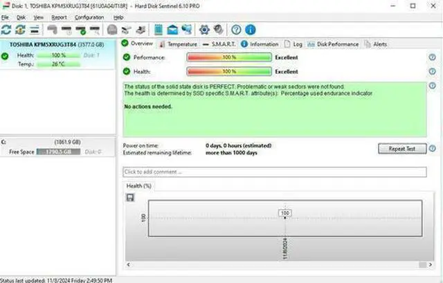Alt view image 3 of 3 - (NOT FOR HOME PC!) Dell N85XX 3.84TB SAS 12G RI 2.5"G14 Solid State Drive SSD 0N85XX