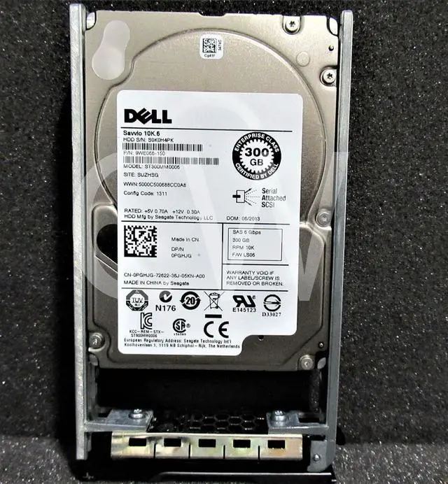 Alt view image 3 of 4 - (NOT FOR HOME PC!) PGHJG ST300MM0006 Dell 300GB 10K RPM 6Gb/s 2.5" SAS Hard Drive W/(ZERO HOURS)