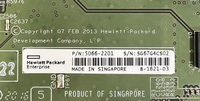 Alt view image 3 of 7 - Aruba HP HPE 5400R ZL2 Management Module 4GB RAM 1GB SD