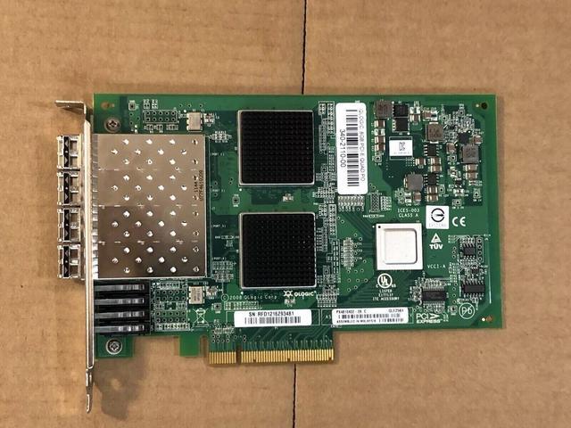 Main image of QLogic QLE2564 Quad Port FC HBA PCI-E 4 Port + 4x 8Gb Transceivers Fiber Channel