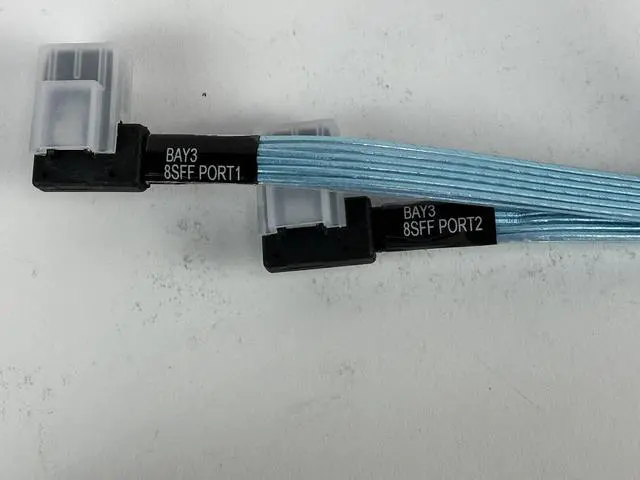 Alt view image 3 of 4 - (NOT FOR HOME PC!) HPE ProLiant DL38x G10/V2 4-port Mini SAS Cable SFF-8087 747568-001 SAS Expander