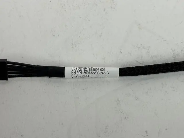 Alt view image 3 of 5 - HPE DL3XX Gen10 Plus v2 Gen11 Power Cable to Backplane 869825-001 875096-001
