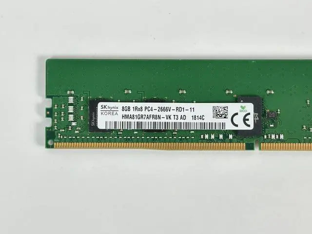 Alt view image 5 of 6 - (NOT FOR HOME PC!) HP 1x 8GB 1Rx8 PC4-2666V-R Reg RDIMM DDR4 ECC RAM Memory 864706-591