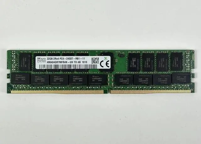Main image of (NOT FOR HOME PC!) SK Hynix 1x 32GB 2Rx4 PC4-2400T-R ECC Registered RDIMM DDR4 Server RAM Memory