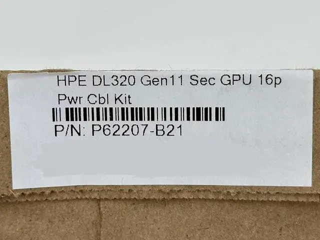 Alt view image 3 of 3 - HPE ProLiant DL320 Gen11 Secondary GPU 16pin Power Cable Kit P62207-B21