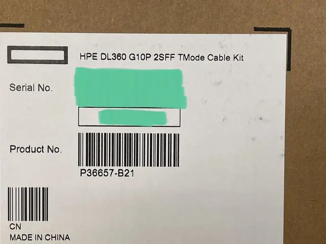 Alt view image 3 of 5 - HPE DL360 DL365 DL36X Gen10+ Plus 2x SFF Tri-Mode Cable Kit TMode G10P