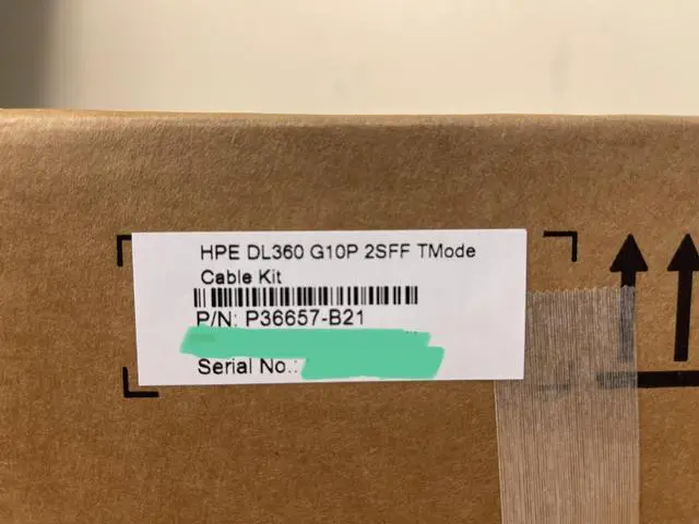 Alt view image 5 of 5 - HPE DL360 DL365 DL36X Gen10+ Plus 2x SFF Tri-Mode Cable Kit TMode G10P