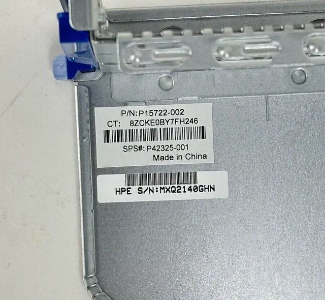 Alt view image 2 of 6 - HPE ProLiant DL3XX 2U Gen10 Plus/v2 PCI Riser Cage P15722-002 P42325-001