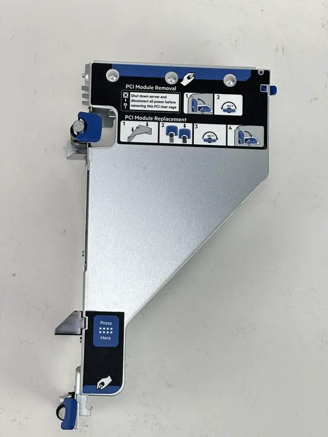 Alt view image 4 of 6 - HPE ProLiant DL3XX 2U Gen10 Plus/v2 PCI Riser Cage P15722-002 P42325-001