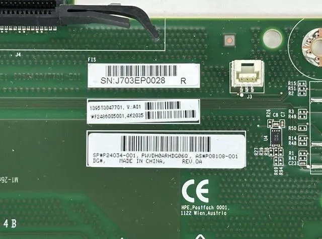 Alt view image 3 of 5 - HPE ProLiant DL38X Gen10+ PCIe 4.0 x16 Tertiary Riser P24034-001 P40447-001 SPS