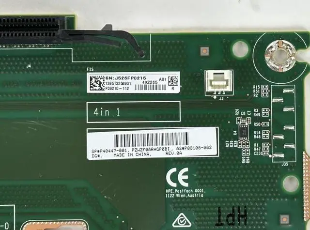 Alt view image 4 of 5 - HPE ProLiant DL38X Gen10+ PCIe 4.0 x16 Tertiary Riser P24034-001 P40447-001 SPS
