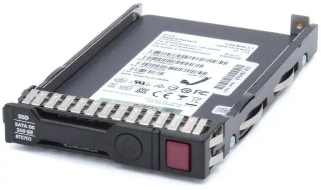 Main image of 97-100% HPE 875703-001 240GB SATA 6G MU Mixed Use SFF TLC SC DS SSD 5DWPD 2.2PBW
