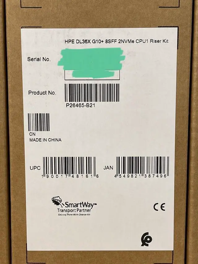 Alt view image 2 of 4 - HPE ProLiant DL36X DL360 DL365 Gen10+ Plus 8SFF 2NVMe CPU1 Riser Kit x16 x8 G10+
