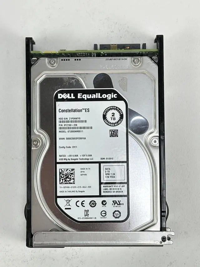 Alt view image 4 of 4 - Dell EqualLogic PS6510X PS6500 PS6510e 2TB 7.2K 3.5 HDD LFF Drive Seagate